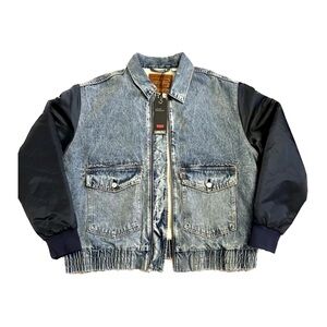 NEW LEVIS PREMIUM- Take Flight Trucker Denim Bomber Size L